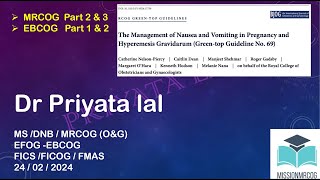 Hyperemesis Gravidarum Greentop Guideline no 69 2024 [upl. by Lamb]
