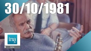 20h Antenne 2 du 30 octobre 1981  Mort de Georges Brassens  Archive INA [upl. by Daniels]