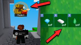 This is why Plunder Enchant is SO RARE  Roblox Bedwars [upl. by Painter]