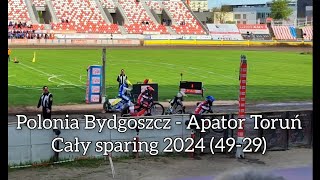 Polonia Bydgoszcz  Apator Toruń Cały sparing 2024 4929 [upl. by Kamal]