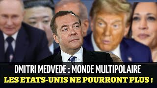 URGENT 🚨 Dmitri Medvedev  Un nouvel ordre mondial multipolaire émerge face à lhégémonie américaine [upl. by Samot790]