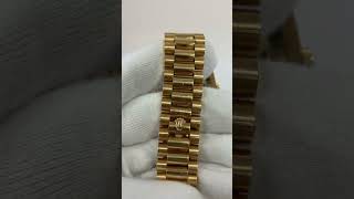 82250  2014 Rolex DayDate II 41mm President Bracelet Yellow Gold Champagne Diamond 218398BR [upl. by Kneeland]