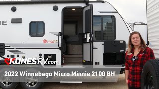 2022 Winnebago Micro Minnie 2100BH Review Details Specs [upl. by Guyon586]