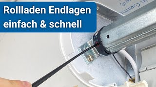 Rolladenmotor Endpunkte  Endlagen einstellen  Rohrmotor justieren [upl. by Ezekiel980]