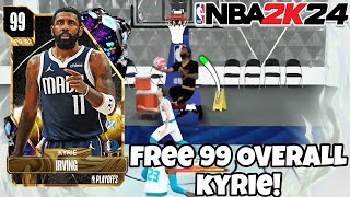 How To Get THIS FREE 99 OVERALL KYRIE IRVING IN NBA 2K24 MYTEAM MOBILE [upl. by Arahset]