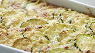 Recette  Gratin de courgettes au saumon fumé [upl. by Kingsbury332]