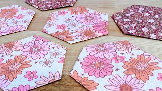 Slow Stitching English Paper Piecing [upl. by Anoj]