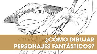 ¿Cómo Bocetar un Personaje Fantástico  Rana Samurai  Parte 1 [upl. by Sidnarb144]