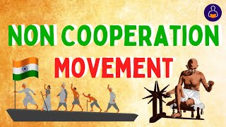 Non Cooperation Movement in Hindi  Non Cooperation Movement Class 10  noncooperationmovement [upl. by Ajram560]