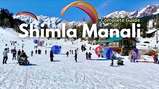 Shimla Manali Tour Complete Guide  Shimla Trip  Manali Trip  Shimla Manali Package [upl. by Itsirc676]