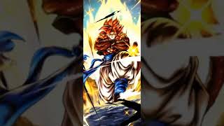 Ultra Super Saiyan 4 Gogeta Ink Brush Animation Art Dragon Ball Legends [upl. by Rosenthal]