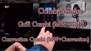 Combi Modes in Samsung Microwave Oven Model no CE76JDBXTL or CE73JDBXTL [upl. by Adelaja]