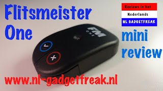 NL Minireview Boete voorkomen Flitsmeister One unboxingNederlandsDutch NL Gadgetfreak [upl. by Thessa]