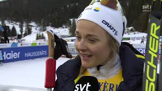 Längdskidor VM Seefeld 2019  Stafett Damer [upl. by Assyl982]