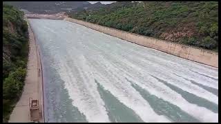 Tarbela Dam spillway  world biggest waterfall [upl. by Olivia135]