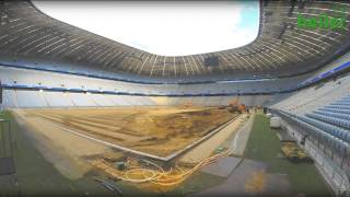 FC Bayern München  Umbau der Allianz Arena 2014 mit heiler [upl. by Ennaear]