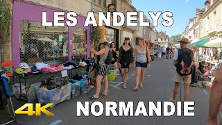 🇫🇷 LES ANDELYS  Foire à Tout  Normandie  France  4K [upl. by Hilliard]