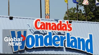 Canadas Wonderland injury Witnesses recount 17yearold falling off ride [upl. by Imoen941]