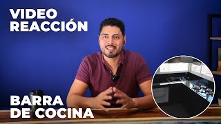 VIDEO REACCIÓN  Barra de cocina con resina epoxica [upl. by Pricilla]