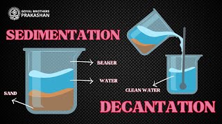 Sedimentation and Decantation  Class6  Chemistry  Goyal Brothers Prakashan [upl. by Harahs]