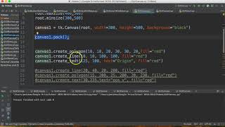 PYTHON 3 TKINTER  GUI CANVAS DRAWING [upl. by Cirillo]