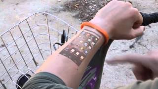 The Cicret Bracelet Turns Your Arm Into a Screen [upl. by Andria]