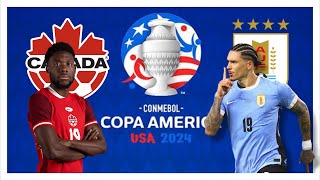 COPA AMERICA 2024  CANADA VS URUGUAY  3ER LUGAR [upl. by Darcee]