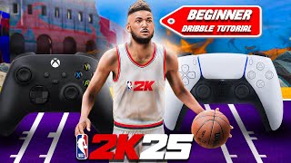 BEST DRIBBLE TUTORIAL in NBA 2K25😈learn to dribble instantly [upl. by Ahtimat937]