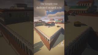 The temple of Magna Mater romanempire minecraft archeology history palatine rome [upl. by Elsey564]