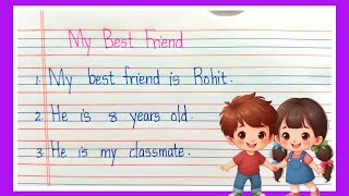 My Best Friend Essay 10 Lines 10 Lines on My Best Friend  Few Lines About My Best Friend [upl. by Ayikin805]