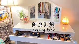 Upgraded my dressing table to IKEA malm Dressing Table [upl. by Oiluarb]