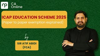 New ICAP Scheme  Nearpeer  CA  Sir Atif Abidi [upl. by Abebi]