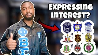 Avoid These Mistakes😬Expressing Interest in Greek D9 FraternitiesSororities  NPHC Advice [upl. by Gloria]