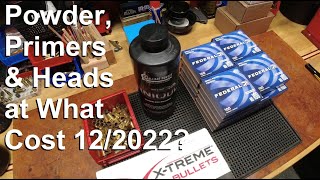 Powder amp Primers December 2022 Available but at what Cost [upl. by Navy]