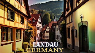 LANDAU GERMANY 🇩🇪  A TOUR OF A TYPICAL GERMAN TOWN 🏭  HOW ORDINARY GERMANS LIVE 🍻4K VIDEO [upl. by Tia17]