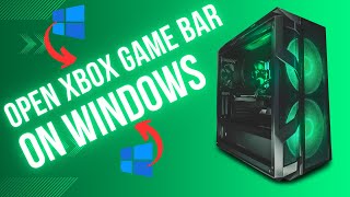 Open Xbox Game Bar on Windows [upl. by Edlihtam]