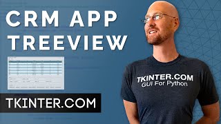 CRM App With Treeview and SQLite3  Tkinter Projects 16 [upl. by Eiramlatsyrk872]
