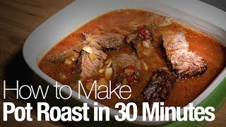 How to make a 30minute pot roast that isnt terrible [upl. by Durst939]