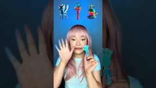 🦋🐳🚙  Random Blue Emoji Food ASRM Mukbang  Meal Toy immersive mukbang asrm asrmsounds [upl. by Oiliruam]