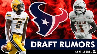 TOP NFL Draft Prospects That Could Fall To Texans At Pick 42  LATEST Houston Texans Draft Rumors [upl. by Oynotna730]