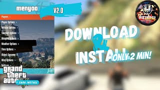 Cara Install Mod Menyoo v20 GTA V [upl. by Eladnyl776]