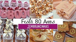 10 Idéias de Lembrancinhas no tema 80 Anos  AURENICE LIONAIS♡ [upl. by Oznole]