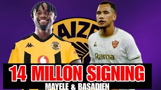 KAIZER CHIEFS 14 MILLON SIGNING  MAYELE BASADIEN FOR LEFT BACK [upl. by Llenhoj]