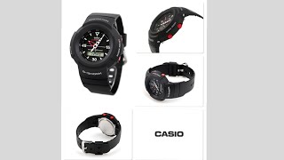 Casio GShock AW500E1EDR Review amp Unboxing [upl. by Asoral]