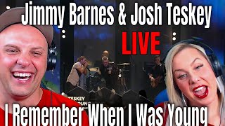 Reaction To Michael Gudinski Tribute Jimmy Barnes amp Josh Teskey  I Remember When I Was Young [upl. by Anirret]