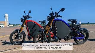 Fahrrad eBike und Motorrad vereint in einem Fahrzeug icnc24 Flughafen Tempelhof [upl. by Airamalegna701]