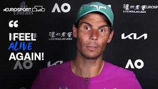 Rafael Nadal On His Stunning Form At 2022 Australian Open  Eurosport Tennis [upl. by Myrna]