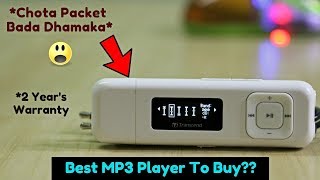 Best MP3 Player To Buy With OLED Screen  Transcend MP330 MP3 Player 8 GB Unboxing amp Review [upl. by Llevol773]