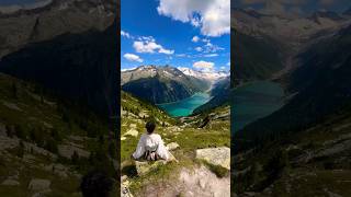 Paradise on Earth OLPERERHÜTTE AUSTRIA 🇦🇹 shorts nature mountains lake tirol zillertal [upl. by Mendez]