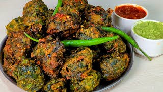 Pakode Ki Recipe  आलू पालक के क्रिस्पी पकोड़े बनाने का सबसे आसान तरीका Easy Snacks  Pakoda Recipe [upl. by Drofnas85]